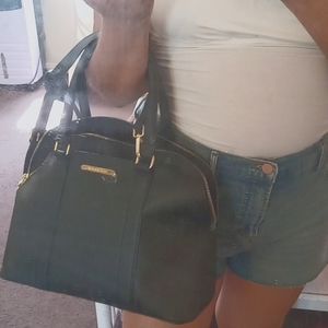 Steve madden black satchel/crossbody